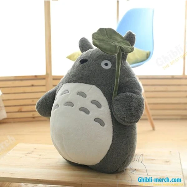 Squishmallows My Neighbor Totoro Plush Giant with Lotus Leaf size 30-70cm | Ghibli Merch Store