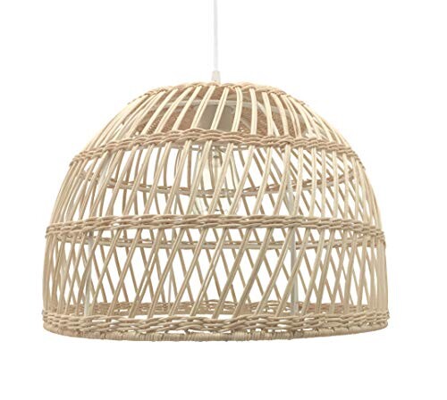 Luminaire en rotin 