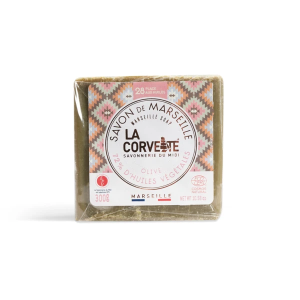 Le Cube Edition Limitée 2024 – Savon de Marseille Olive – 300g – COSMOS NATURAL