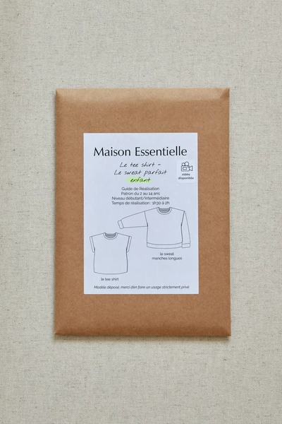 Patron "Le tee shirt / sweat Parfait" ENFANT PDF