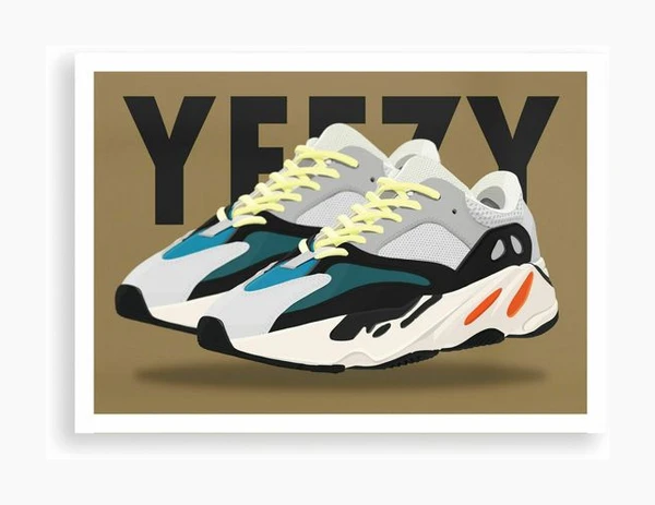 Affiche Yeezy 30 x 40 cm - Hugoloppi