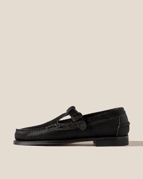 ALBER CALF HAIR - T-bar Loafer
