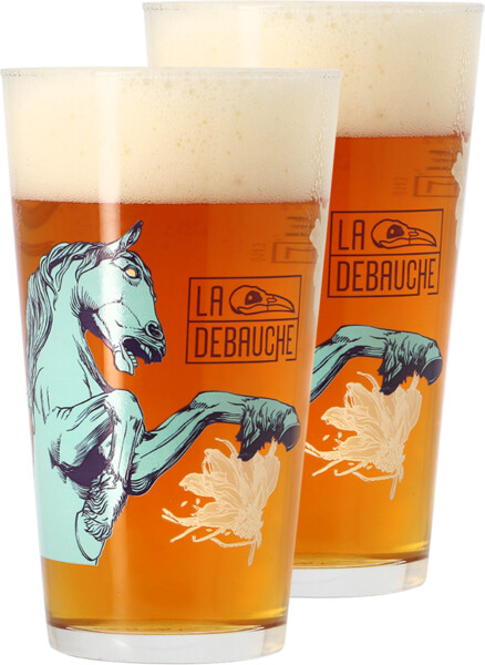 Pack 2 verres La Débauche - 40cl