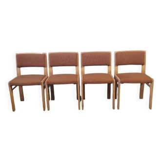 Chaises de salle à manger n° 49 par Erik Buch pour OD Møbler, années 1970, lot de 4