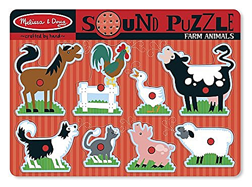Melissa &amp; Doug - 10726 - Puzzle Sonore - Animaux De Ferme