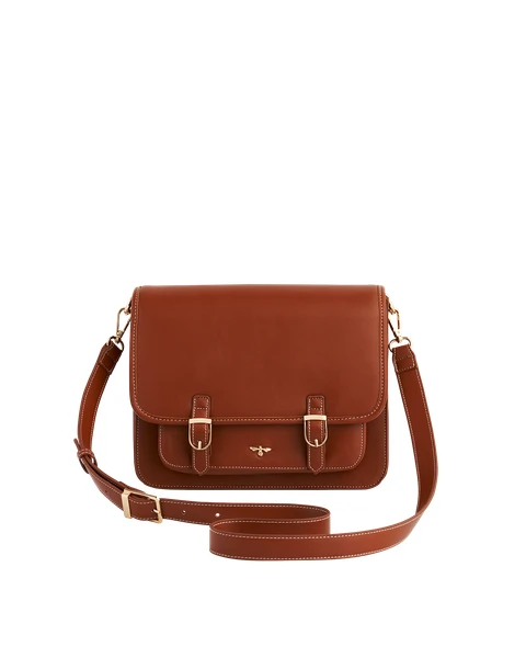 Sac cartable classique – Brun