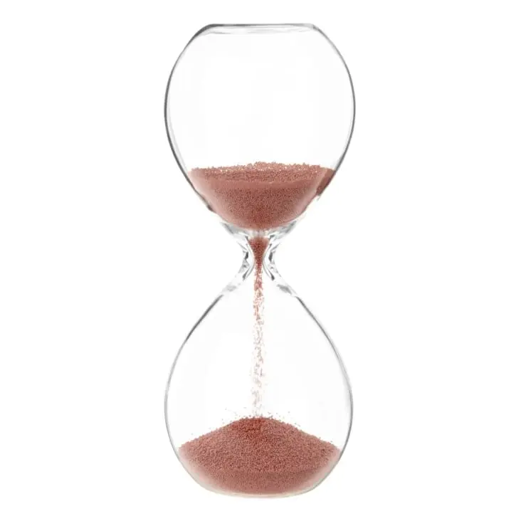 Sablier rose en verre | Maisons du Monde