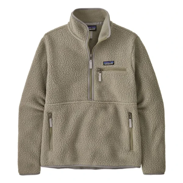 Polaire Retro Pile Marsupial Fibres Recyclées | Gris clair