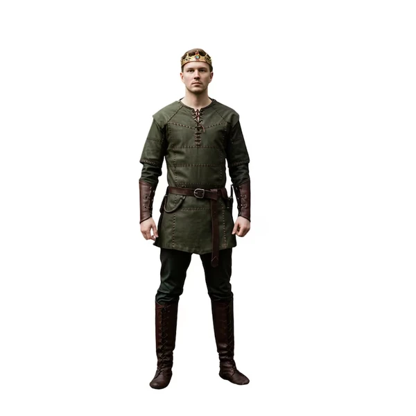 The Arrowshade - Medieval Archer Tunic Set – LARP Forest Ranger Costume with Bracers - Viking Fantasy Cosplay for Renaissance Fair