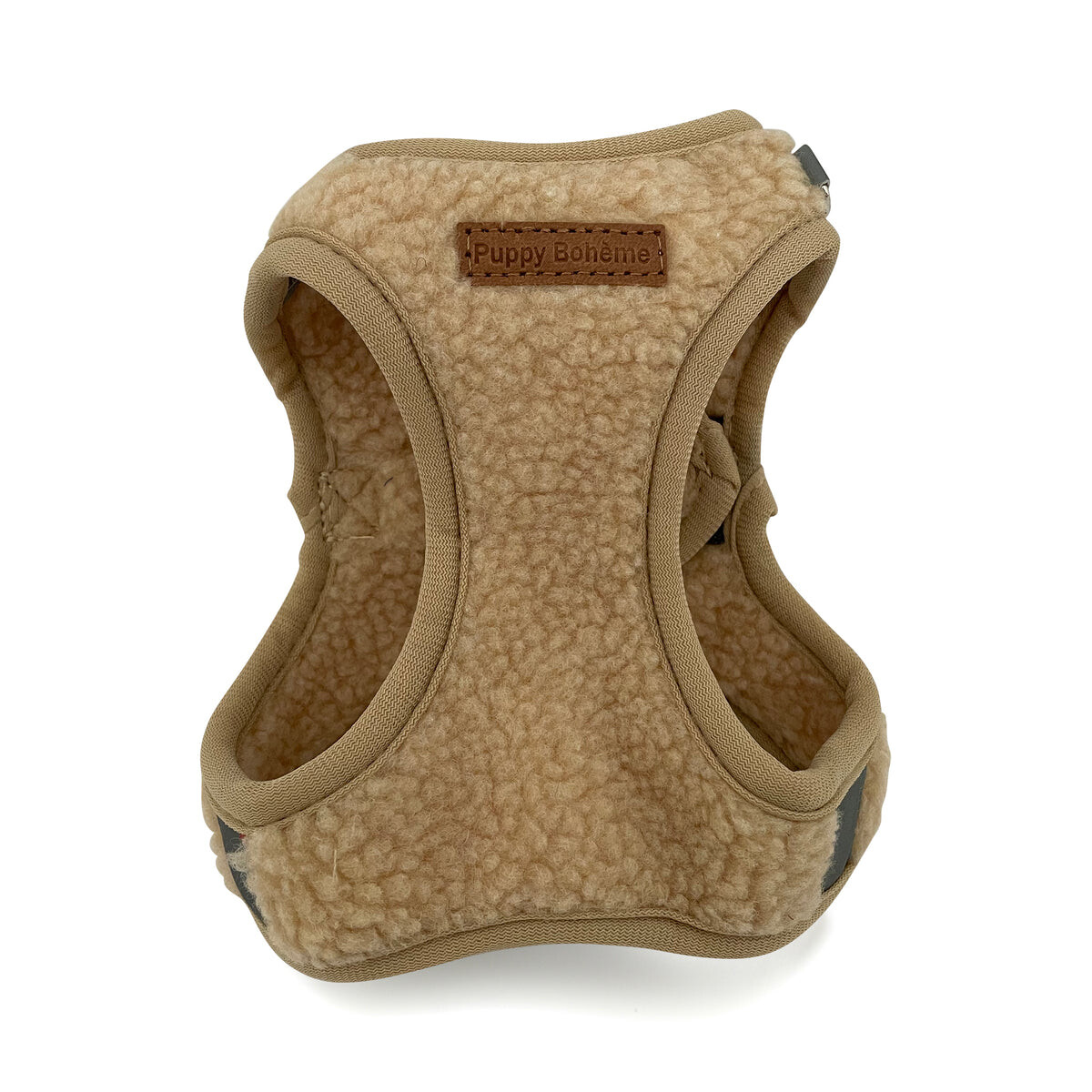 Teddy step-in harness beige