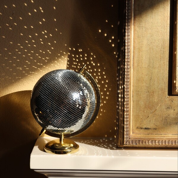 Gold Disco Globe