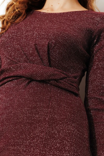 Robe noeud à paillettes Femme