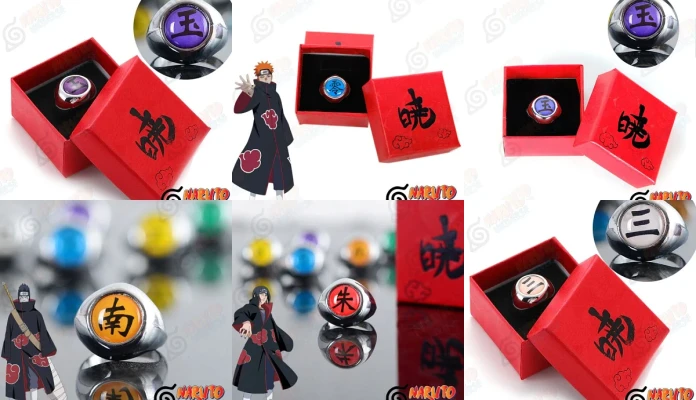 Naruto Akatsuki Rings