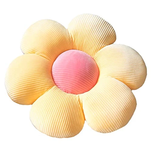 STAR FIRE Oreiller Floral Mignon en Peluche Floral Coussin De Sol Coussin De Sol Oreiller De Confort Décontracté Oreiller Décoratif De La Chambre