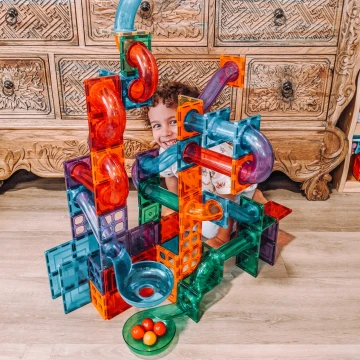 Playmags-100 pièces | Playmags | Blocs de construction | Tangram Montessori