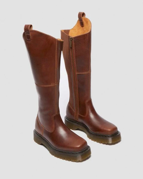 DR MARTENS Bottes cavalières Amaayah en cuir