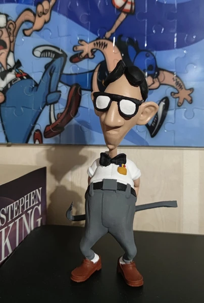 BERNARD - Fan Art - 20 cm tall - Day Of The Tentacle - Lucasarts Lucasfilm