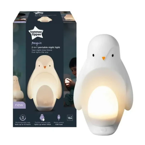 Veilleuse Pingouin nomade 2 en 1