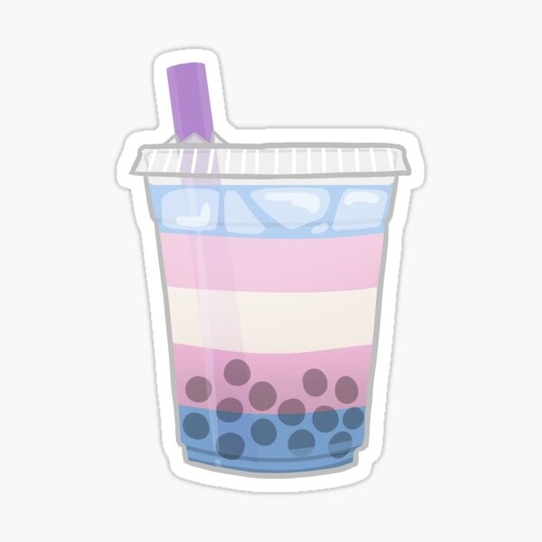 Pride Boba Tea - Trans | Sticker
