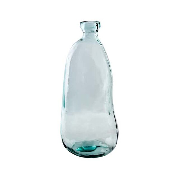Dame Jeanne bouteille en verre recyclé Transparent H51cm