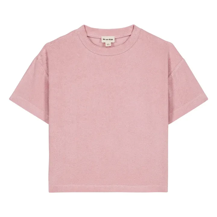 T-shirt Jordan Eponge Coton Bio | Rose tendre