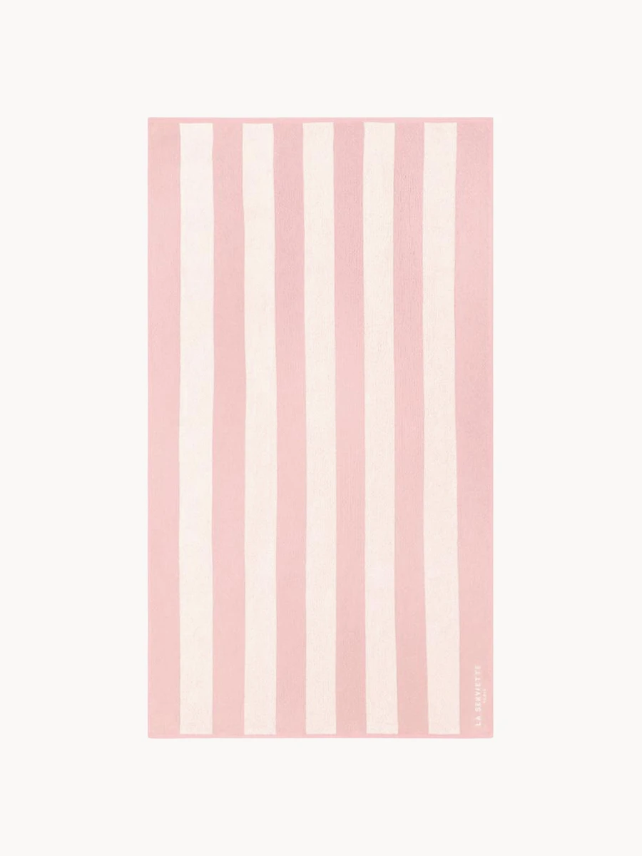 Serviette de plage en coton Rayures