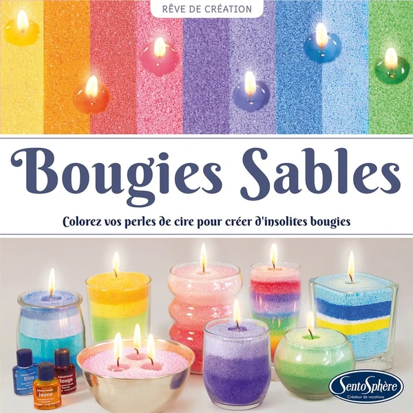 Bougies sables - SentoSphère - Coffrets Créatifs pour enfant | Cultura