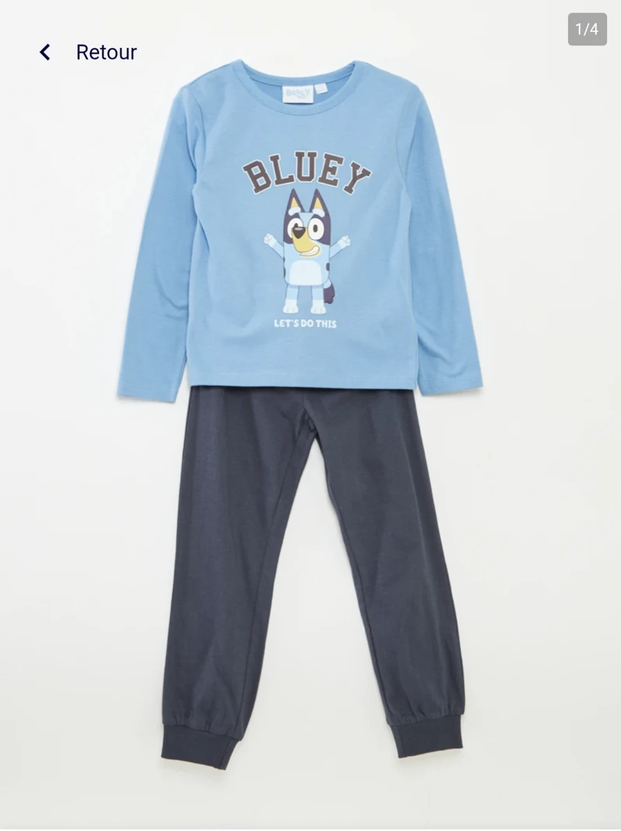 Pyjama Bluey Kiabi