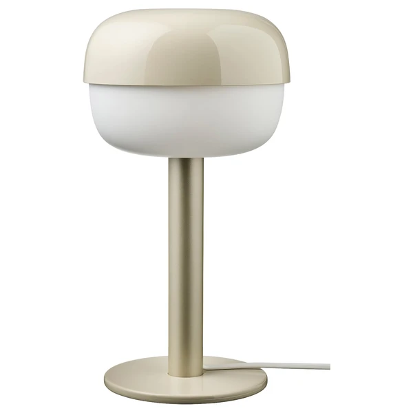 BLÅSVERK Lampe de table - beige 36 cm