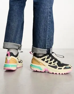 Salomon ACS + baskets - Ébène/Mousse/Vert de Biscay