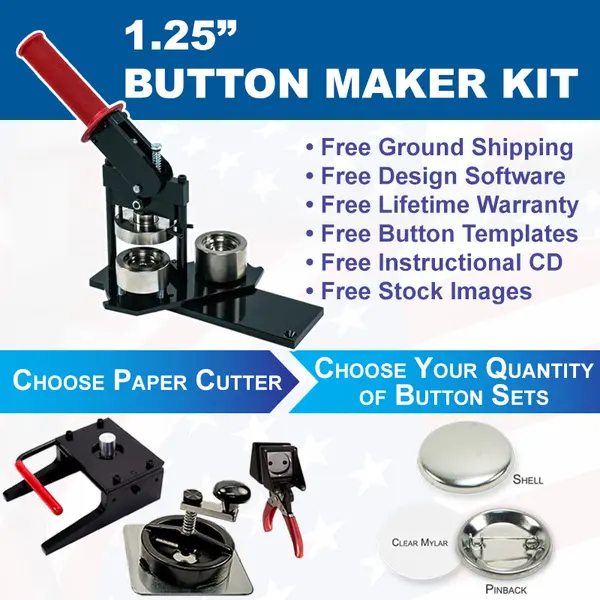 1.25" Button Maker Kit