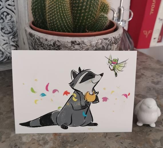 Carte postale pocahontas