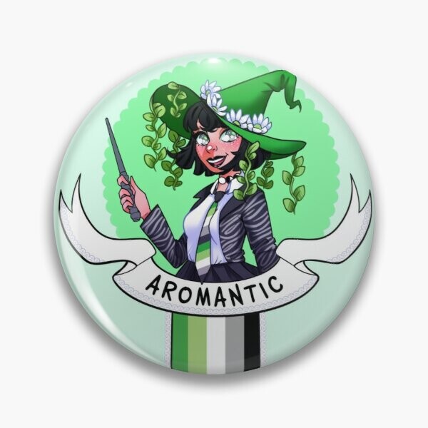 Fierté sorcière aromatique | Badge