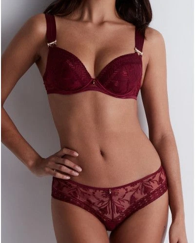 Soutien-gorge plunge coque Aubade Magnetic Spell (Crimson Red)