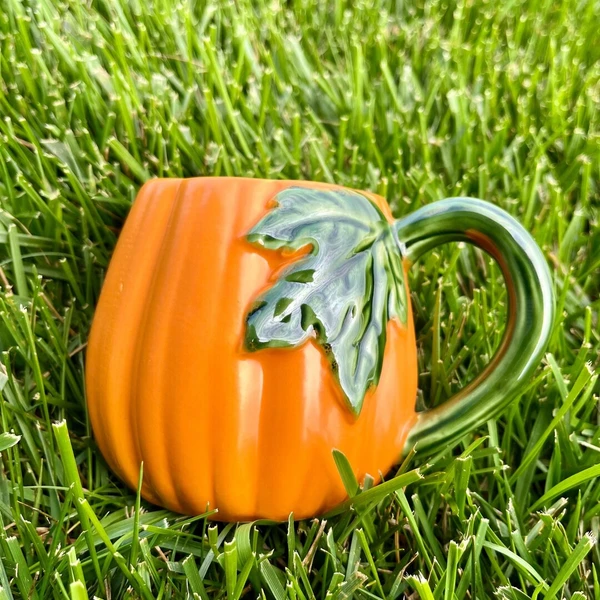 Fall Pumpkin Mug, Pumpkin Coffee Mug, Mug For Thanksgiving, Ceramic Mug