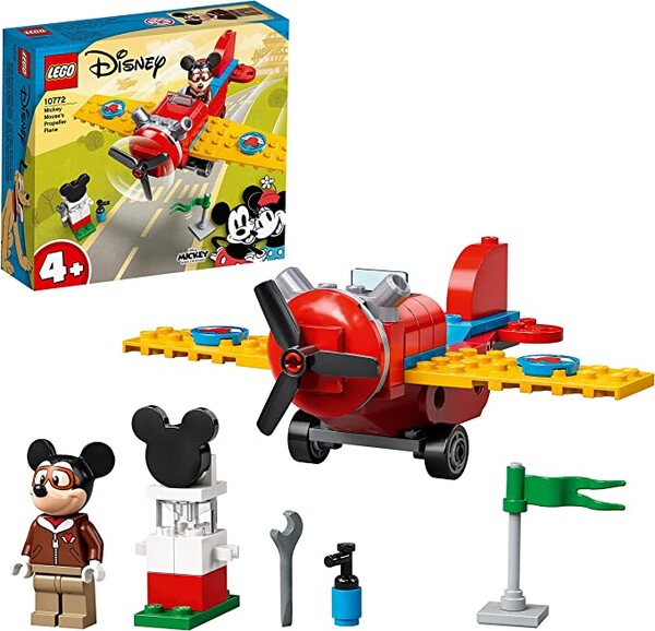 LEGO 10772 Disney L’Avion à hélice de Mickey Mouse Jouet 4 Ans et Plus, Avion pour Enfants : Amazon.fr: Jeux et Jouets
