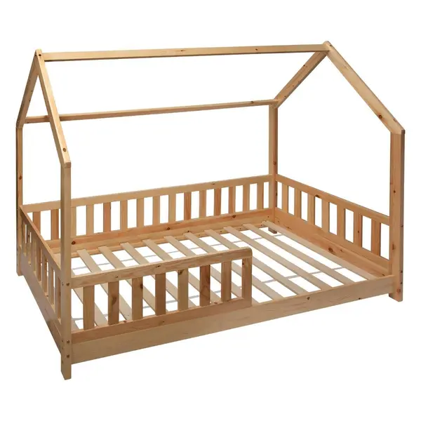 Lit cabane en bois pour enfant Bosco de 90 x 190 cm