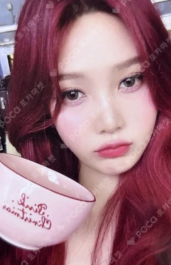 Pocamarket, Red Velvet JOY 2024 PINK CHRISTMAS CUP & SAUCER SET K-pop Photocard