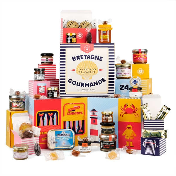 Calendrier de l'avent Bretagne Gourmande - BienManger.com Calendriers