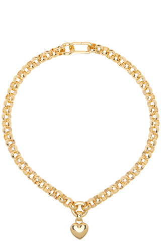 Collier Amorina doré à pendentif