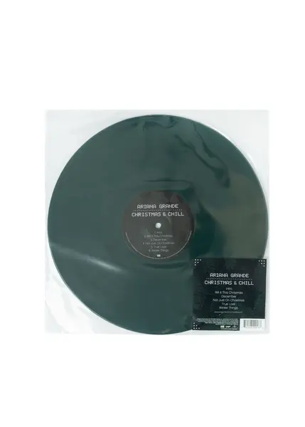 christmas & chill lp (dark green with etching)