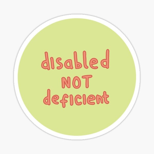 Désactivé non défectueux | Sticker