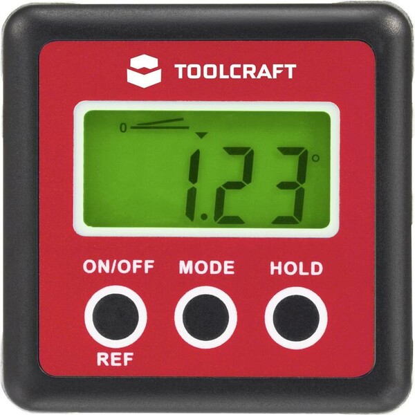 Rapporteur dangle numérique TOOLCRAFT TO-4988565 360 ° 1 pc(s)