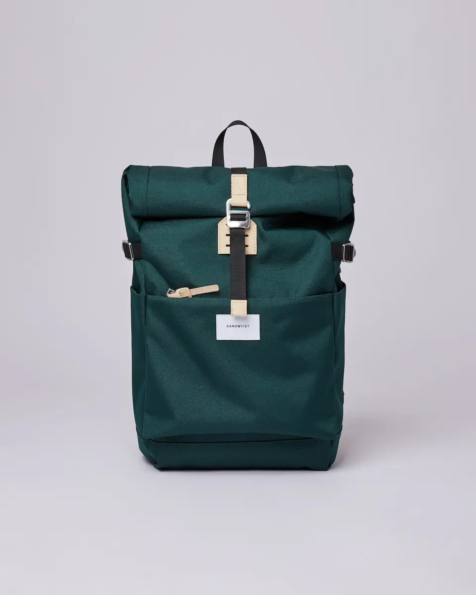 Ilon Dark Green with Natural Leather
