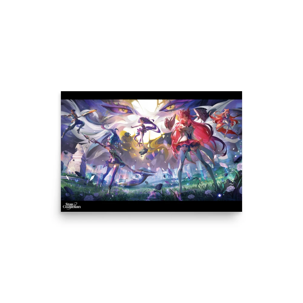 Poster chinois League of Legends des Gardiens des étoiles 2022 | Boutique Riot Games