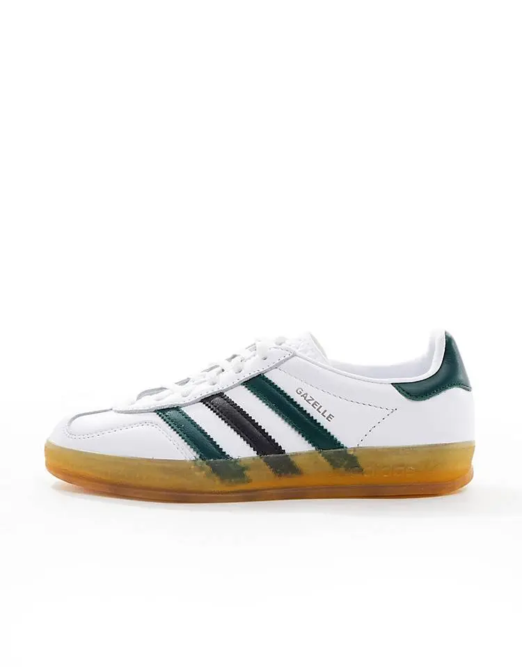 adidas Originals - Gazelle Indoor - Baskets - Blanc et vert