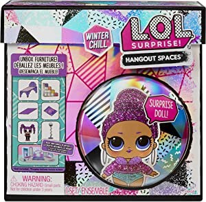 L.O.L. Surprise! Winter Chill Hangout Spaces Meubles - Bling Queen - avec + de 10 Surprises Dont 1 poupée, Accessoires & Meubles – Se déplie, à Collectionner pour Filles & garçons, 4 Ans + : Amazon.fr: Jeux et Jouets