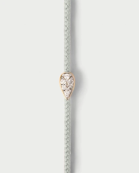 Bracelet en diamants et cordon Isa