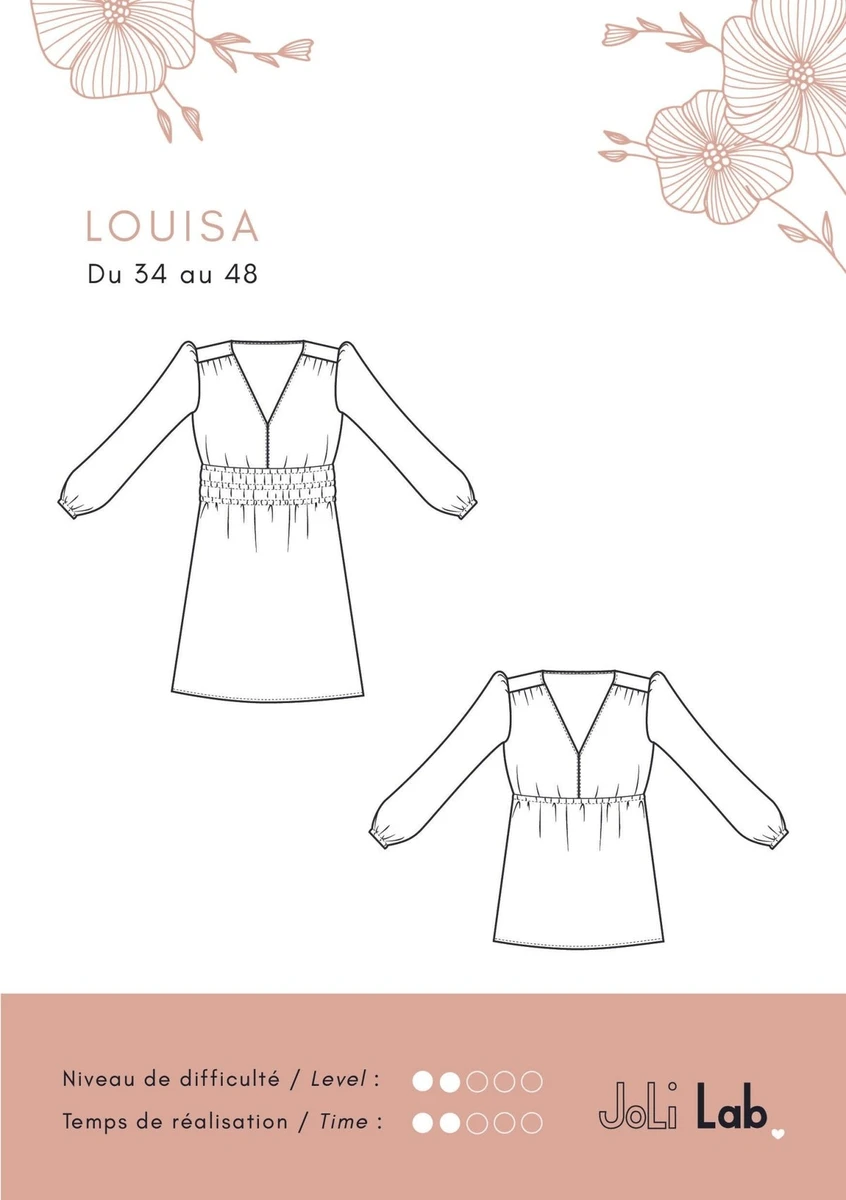 Robe/blouse Louisa - Patron Couture PDF