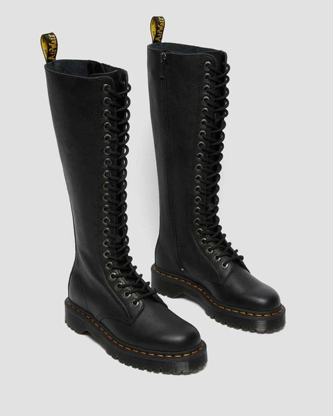 Boots montantes 1B60 Bex en cuir Pisa en Noir | Dr. Martens